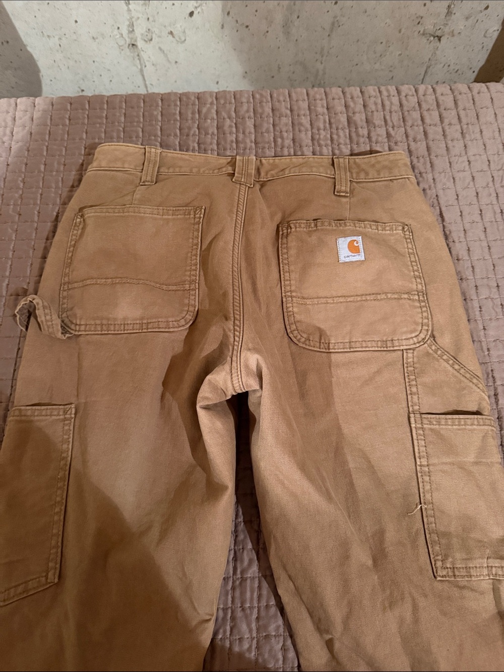 Carhartt Men's Tan Cargo Work Pants